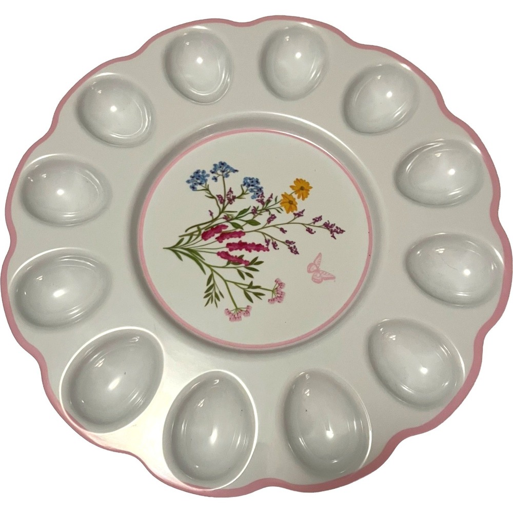 Dolly Parton Floral Melamine 10in Bowl, Deviled Egg Tray, and 5x7 Picture Frame - Picture 2 of 6